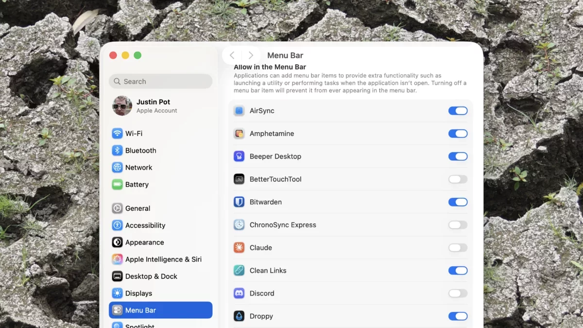 Streamline Your Mac's Menu Bar with Built-in Features