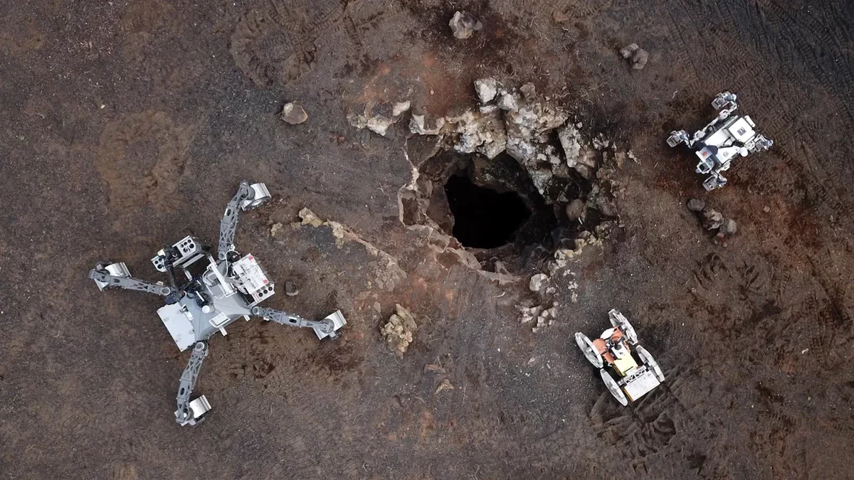 Robots Venture into Lava Tubes to Pave the Way for Future Lunar Bases