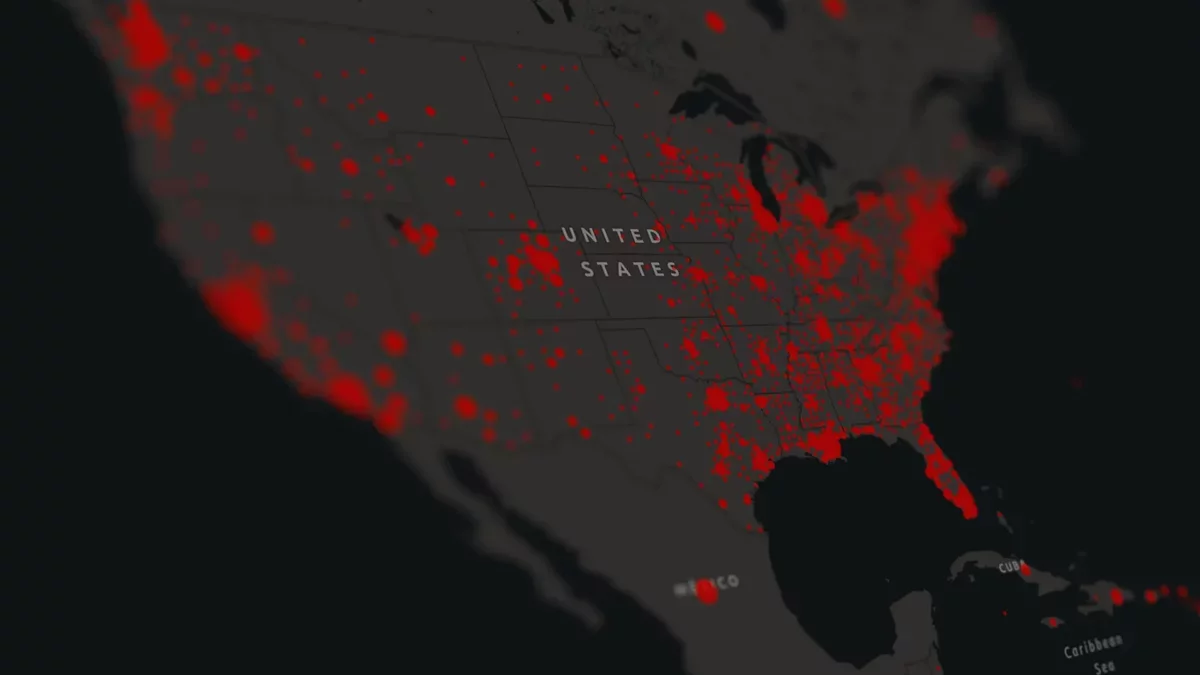 Understanding the Geographic Spread of Pandemics in U.S. Cities