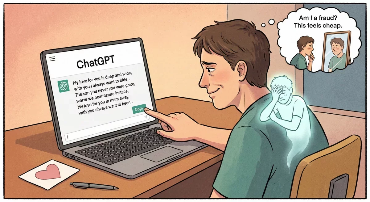 Why You Should Write Your Valentine's Day Card Yourself Instead of Using AI