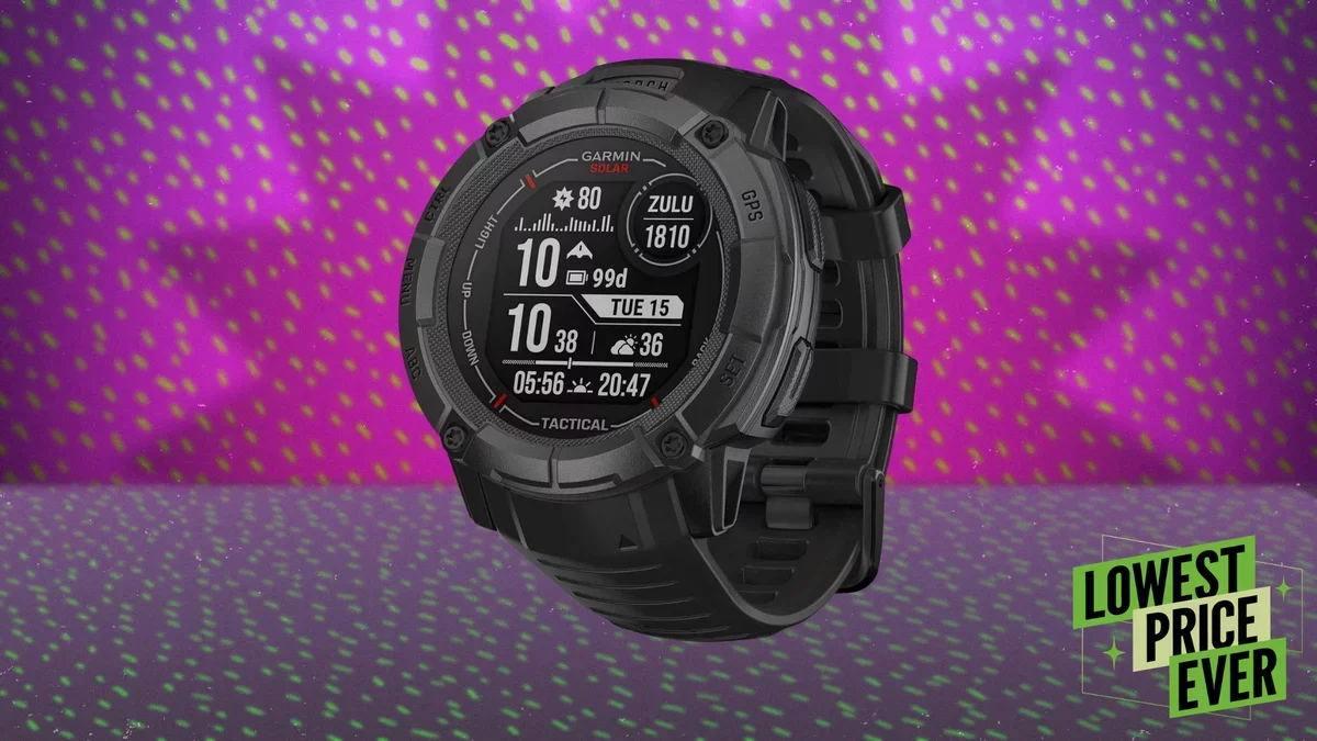 Garmin's Solar-Powered Watch Now Available at a $200 Discount