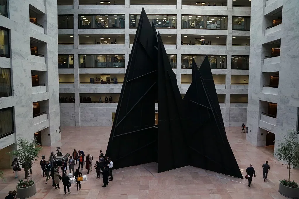 Restoration of Calder's Iconic Sculpture in Senate Office Building Underway