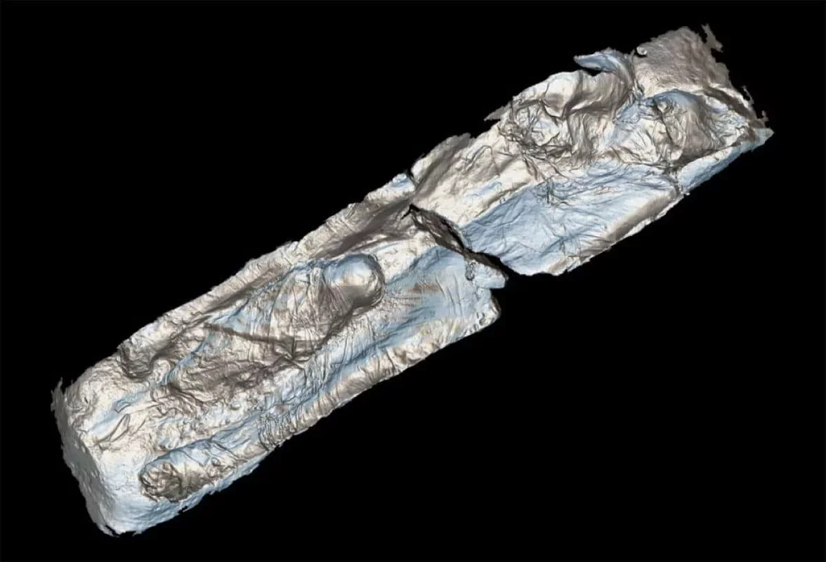 Revealing 3D Grave Cast in Britain Illustrates Roman Parents' Deep Grief for Their Infants