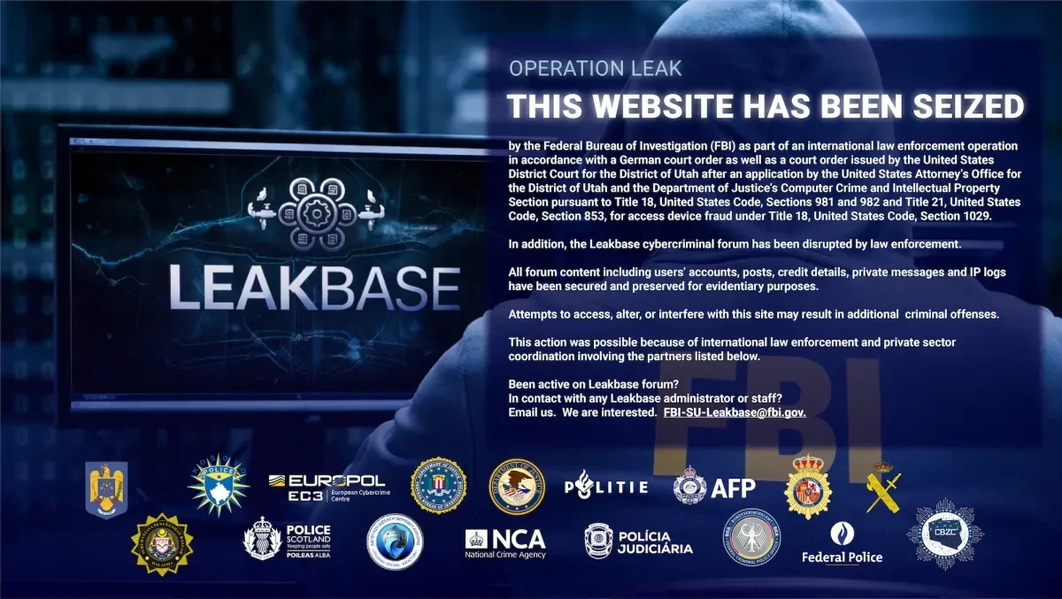 U.S. and EU Authorities Dismantle Major Cybercrime Forum LeakBase
