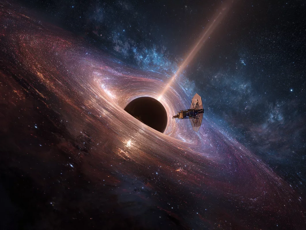 Astrophysicist Proposes Ambitious Mission to Send Chip-Sized Spacecraft to a Black Hole