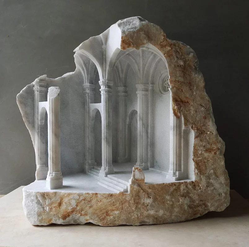 Ethereal Sculptures by Matthew Simmonds Bring Historic Architecture to Life