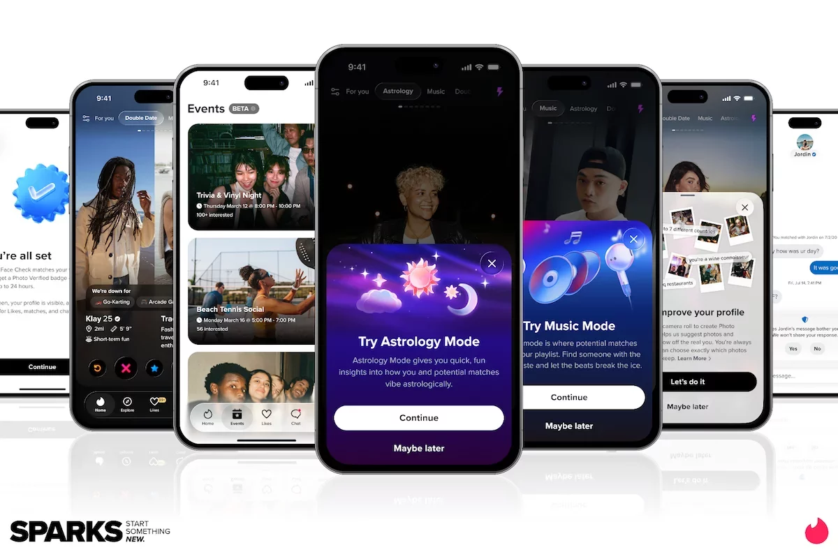 Tinder Innovates with IRL Events and Virtual Speed Dating to Engage Users