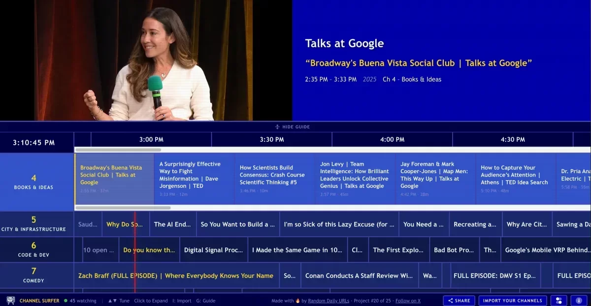 Experience YouTube Like Never Before with Channel Surfer
