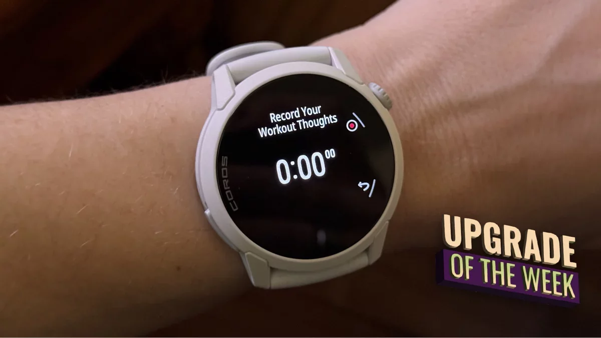 Transforming Workouts: Voice Training Logs on the Coros Pace 4