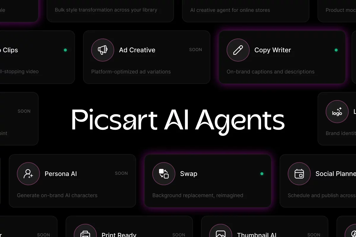 Picsart Launches AI Agent Marketplace for Creators