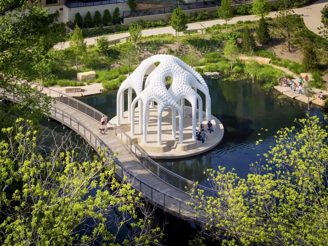 Marc Fornes Unveils Innovative Sculptural Pavilion in North Carolina