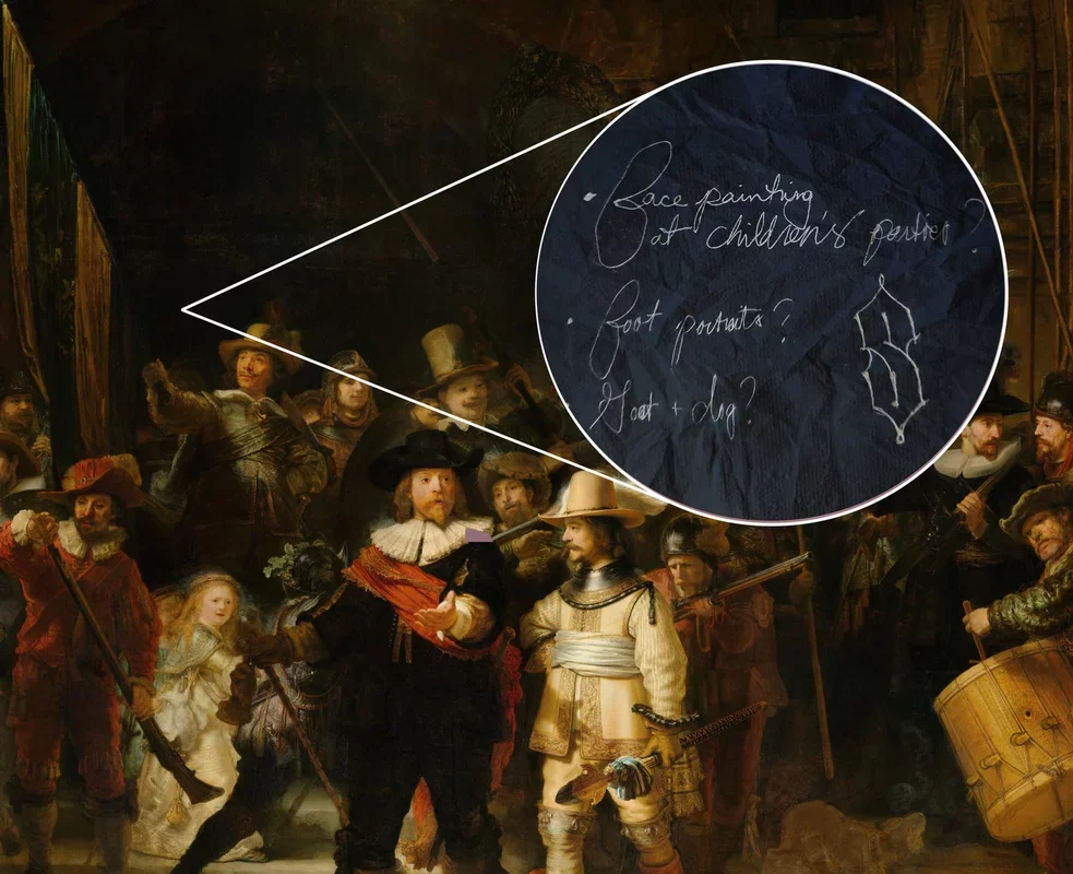 Rembrandt's "The Night Watch" Reveals Hidden List of Business Ideas