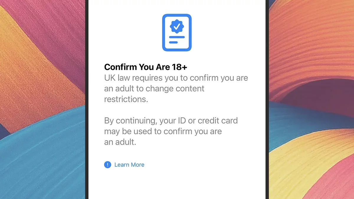 Age Verification Feature Launches for iOS Users in the UK