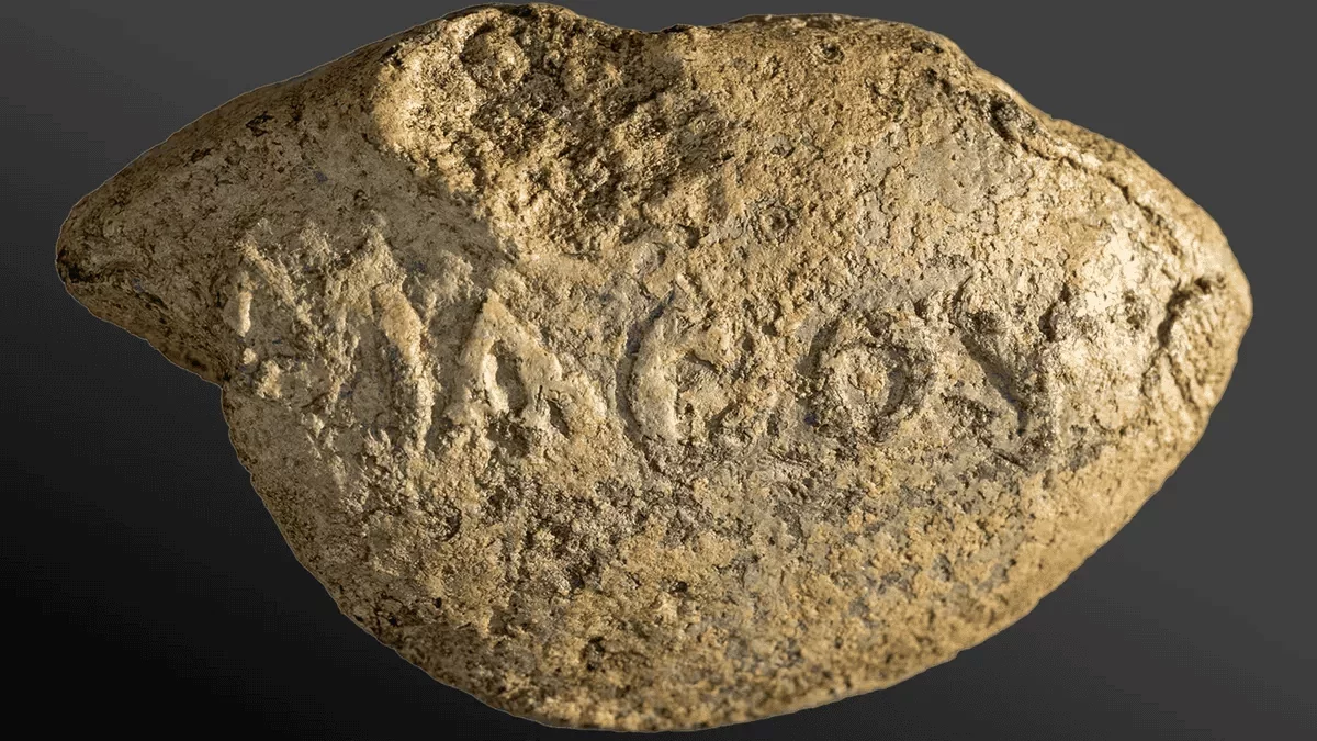 Ancient Sling Bullet Inscribed with Sarcasm Discovered in Israel