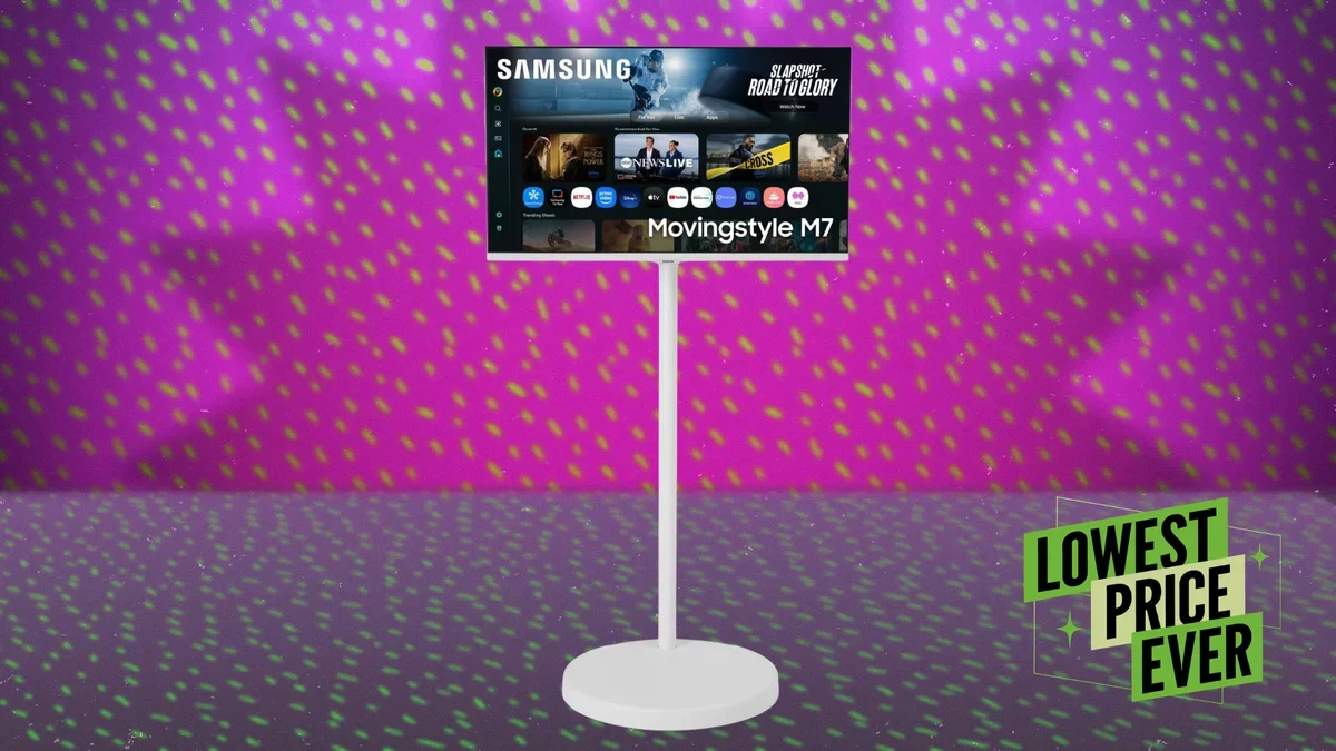 Samsung's 32-Inch Rolling Smart Monitor Now Available at a Discount