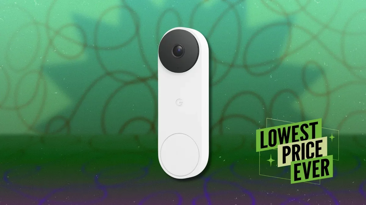 Google Nest Doorbell Price Drops Over 20%