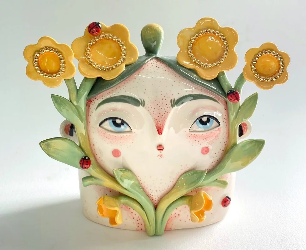 Abi Castillo's Enchanting Ceramic Art Explores Nature and Identity