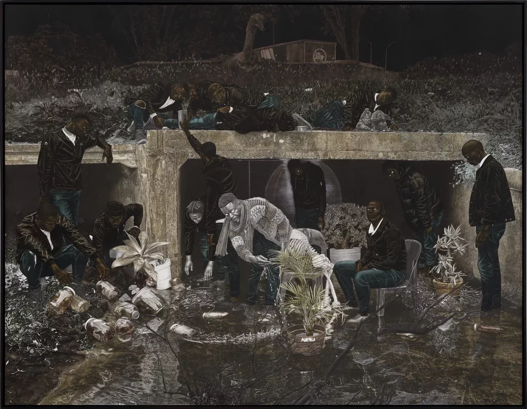 Cinga Samson Explores Mystery and the Sublime Through Large-Scale Oil Paintings