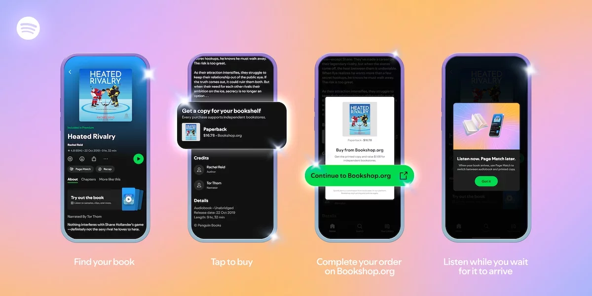 Spotify Expands Horizons with Physical Book Sales in the US and UK