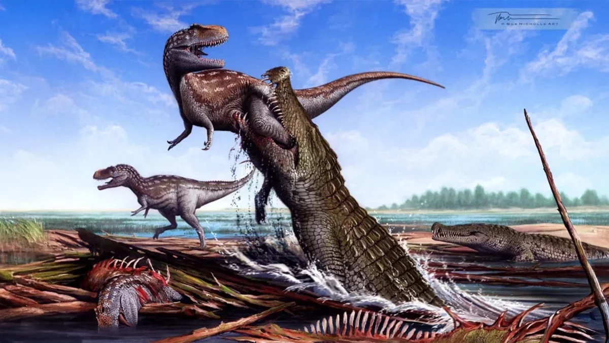Ancient Predator Returns: The Life-Size Replica of Deinosuchus schwimmeri Unveiled