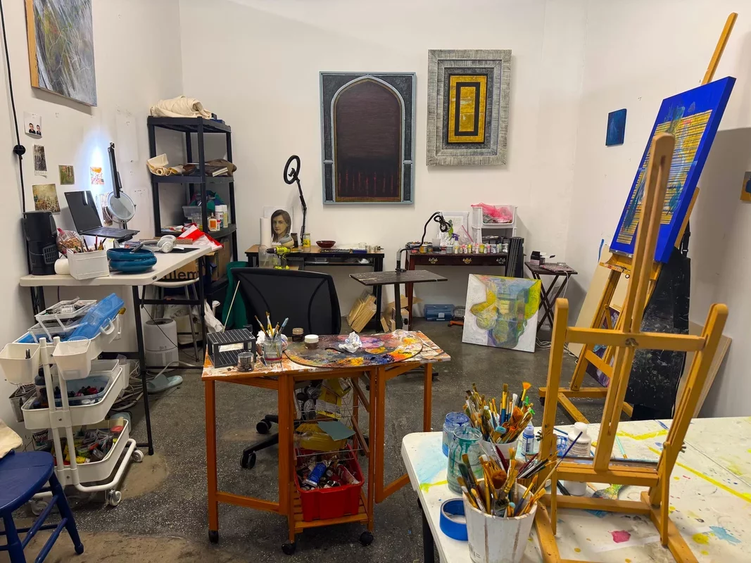 A Glimpse into the Studio of Hadieh Afshani