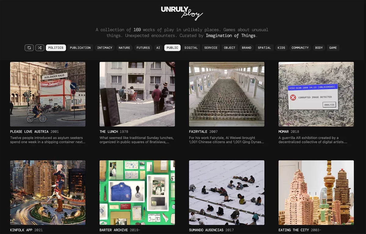 Interactive Archive Showcases the Joy of 'Unruly Play'