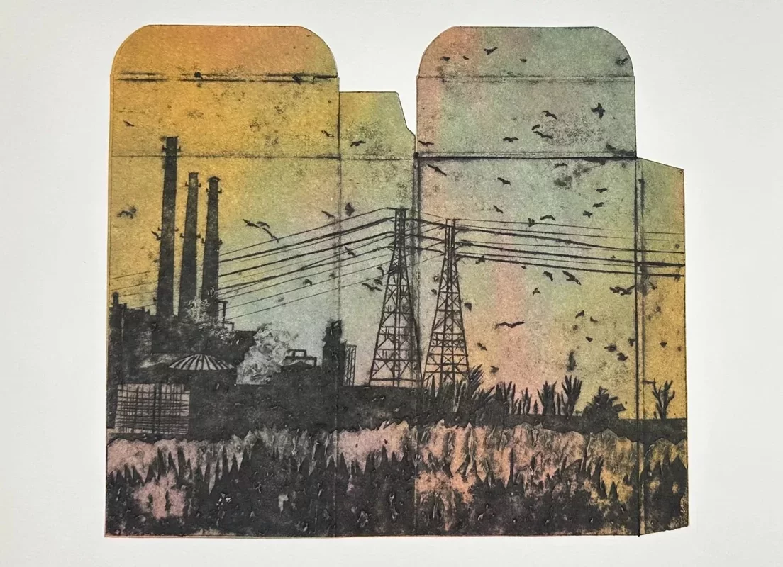 Rachel Mentzer Innovates with Recycled Cartons in Stunning Collagraphs