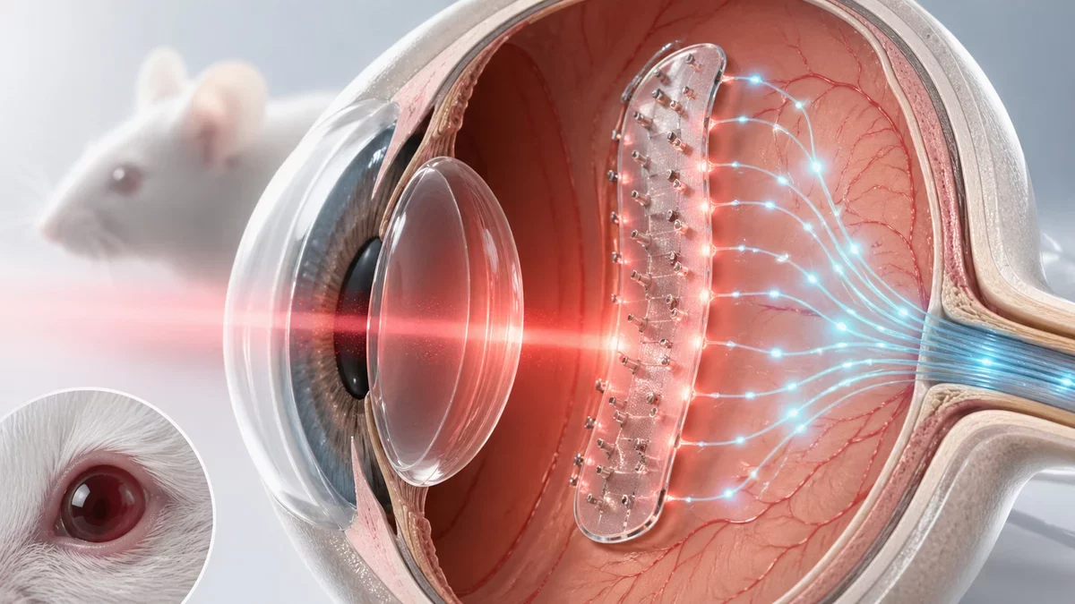 Artificial Retina Enables Blind Mice to Detect Infrared Light