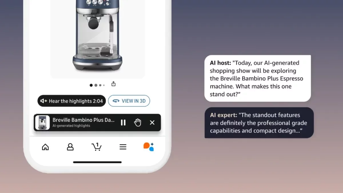 Amazon Unveils AI-Enhanced Audio Q&A Feature for Shoppers