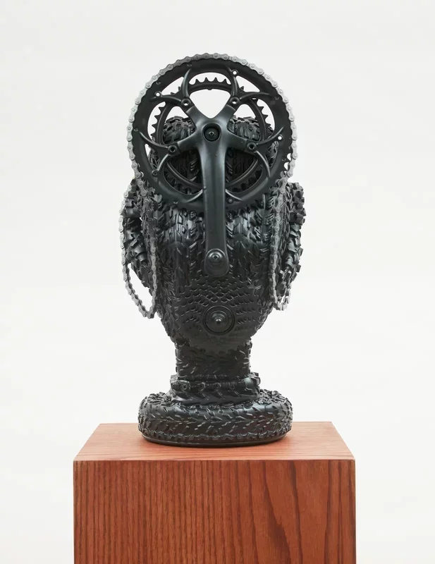 Kim Dacres Transforms Recycled Materials into Striking Sculptures