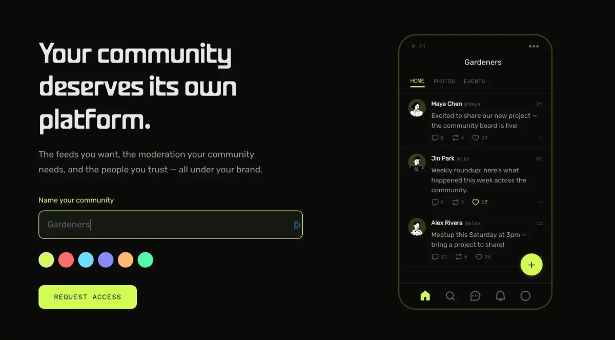 Acorn Launches as a New Alternative for Online Communities