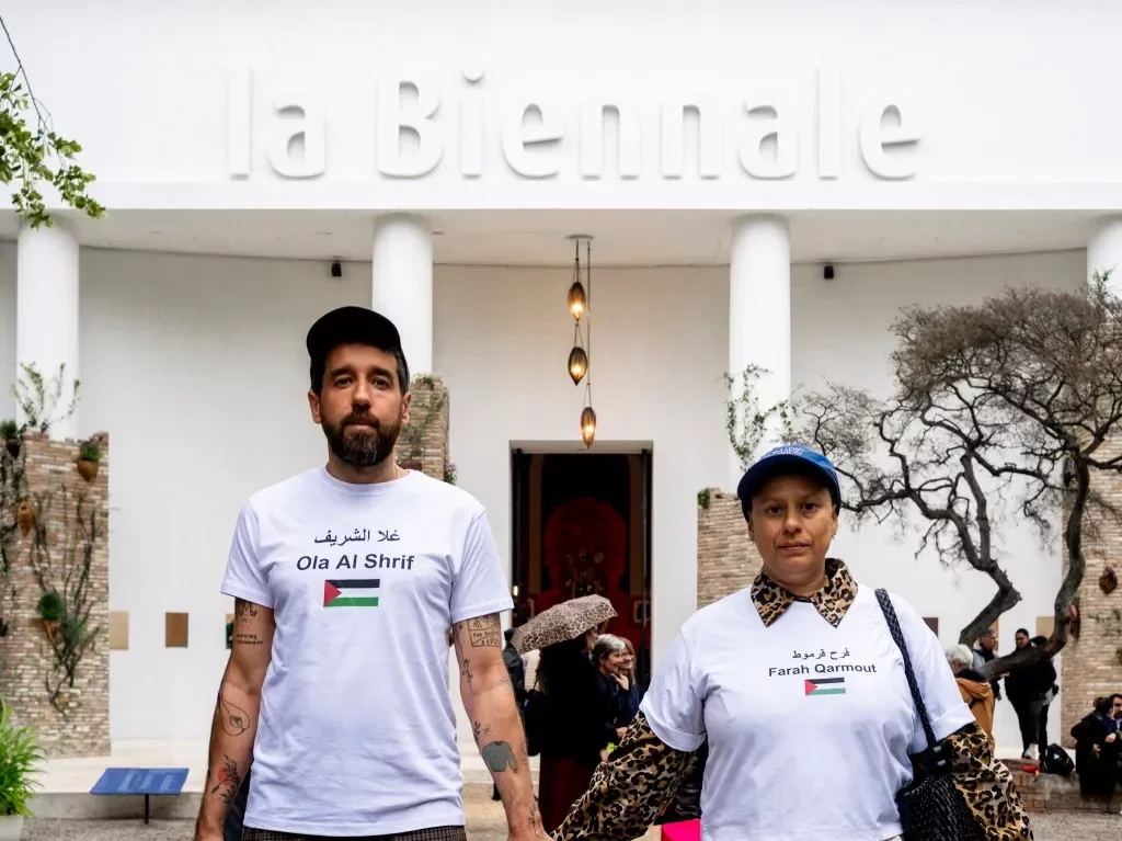 Artists at Venice Biennale Express Solidarity with Palestine Through Performance