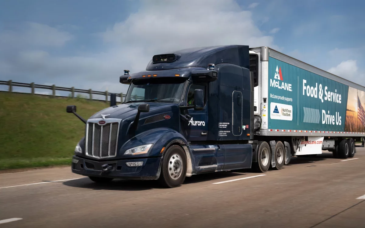 Aurora Partners with McLane for Autonomous Trucking in Texas