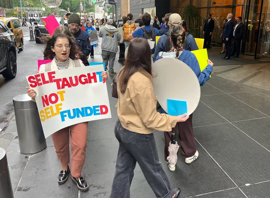 American Folk Art Museum Workers Advocate for Fair Wages at Gala Event