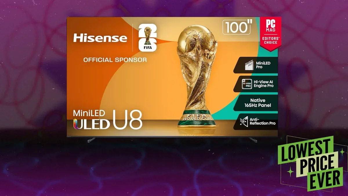 Massive Savings on Hisense's 100-Inch QLED TV: Experience Home Theater Excellence