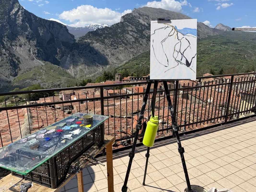 Artistic Reflections: Brenda Zlamany's Creative Journey in Calabria