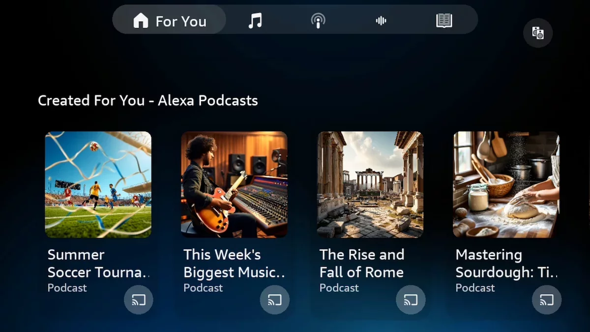 Amazon Introduces Alexa+ Feature for On-Demand Podcast Creation