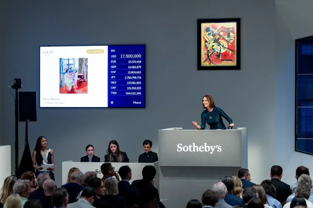 Sotheby's Achieves $303.9 Million in Modern Evening Auction, Highlighted by $48 Million Matisse Sale