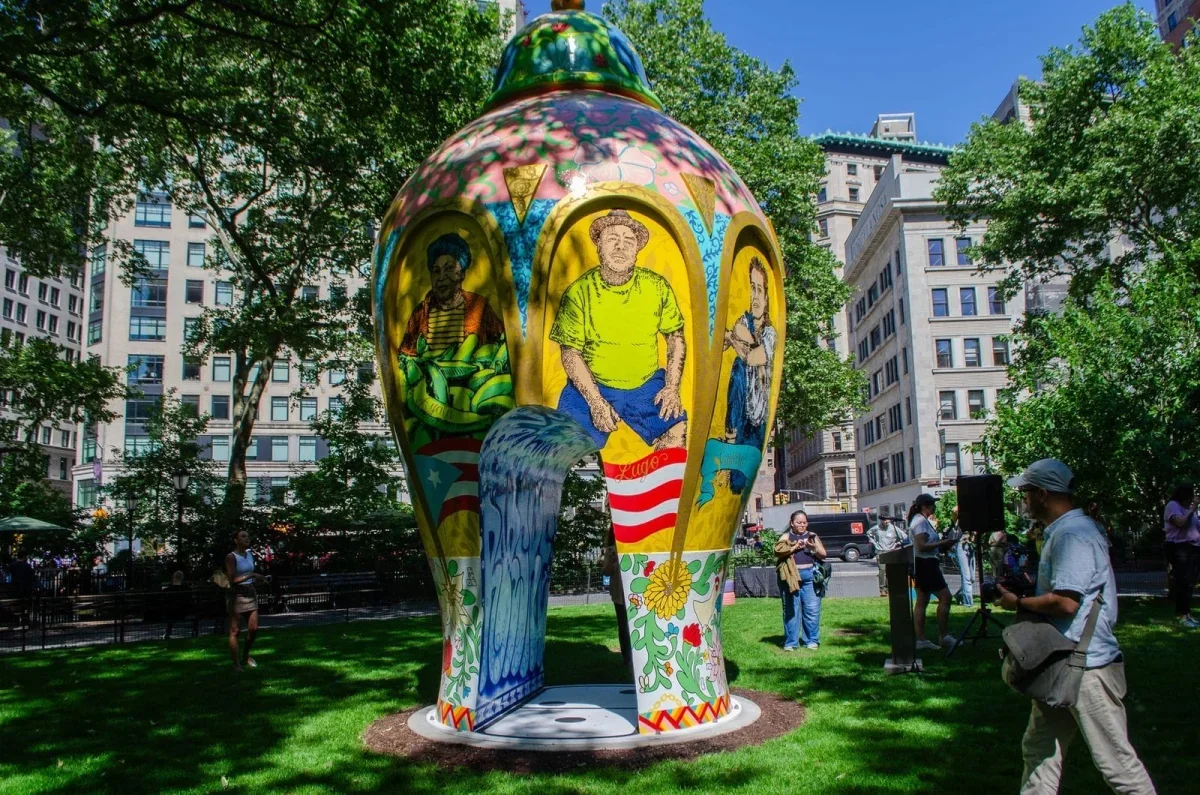 Robert Lugo Unveils Monumental Tribute to Puerto Rican Heritage in Madison Square Park