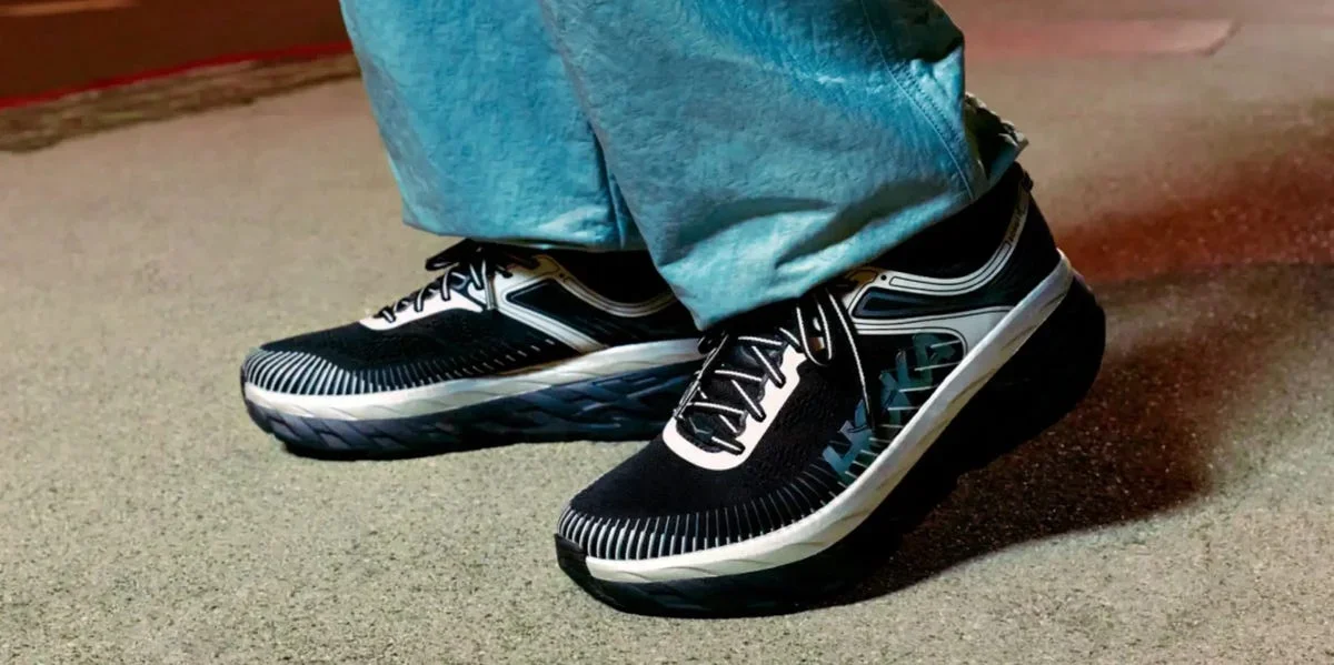 Charles Melton Embraces Comfort with HOKA Bondi 7 Sneakers