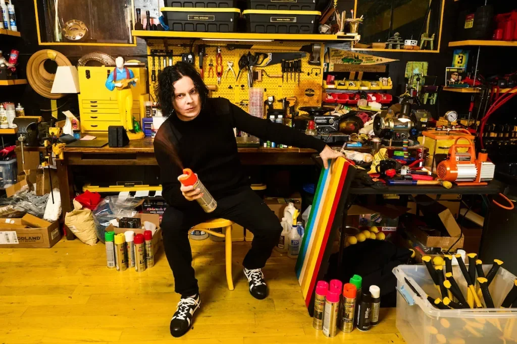 Jack White Unveils Artistic Talents at Damien Hirst's Gallery