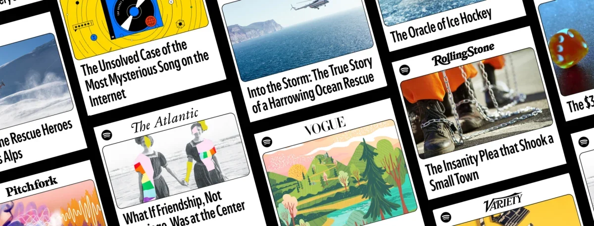 Spotify Expands Audio Offerings with Narrated Magazine Articles