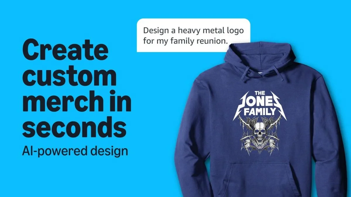 Amazon Unveils AI-Powered Custom Merchandise Design Feature