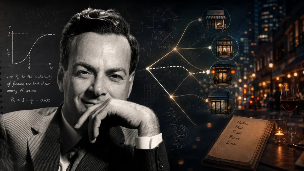 Richard Feynman's 50-Year-Old Restaurant Dilemma Decoded: Insights into Decision-Making