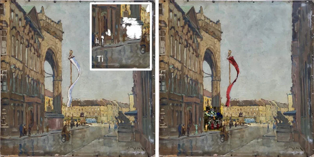 Hidden History: X-Rays Uncover Nazi Symbols Beneath Bavarian Flag Painting