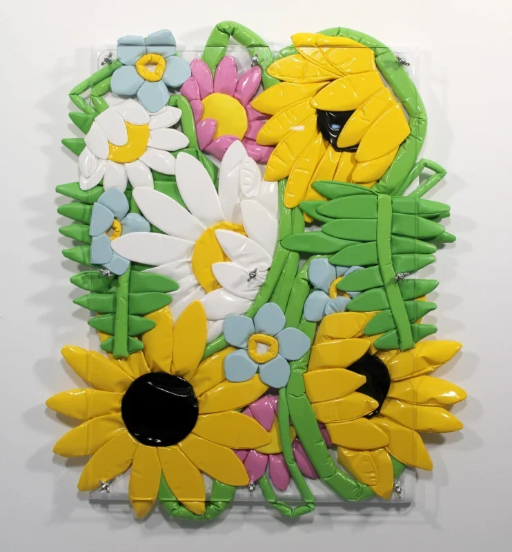 Ant Hamlyn Reimagines Y2K Optimism Through Chrome-Like Floral Sculptures
