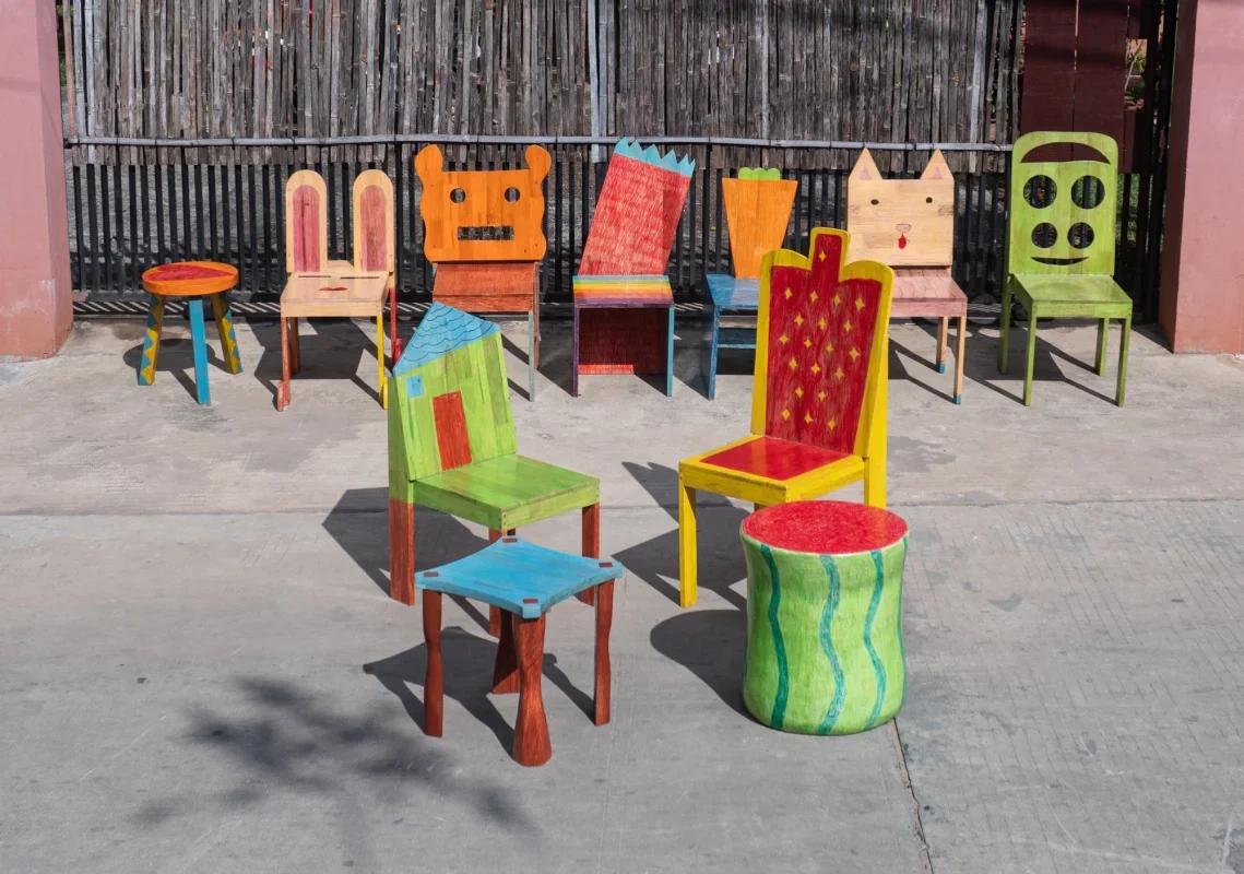 Taekhan Yun Turns Children's Ideas into Playful Furniture and Birdhouses