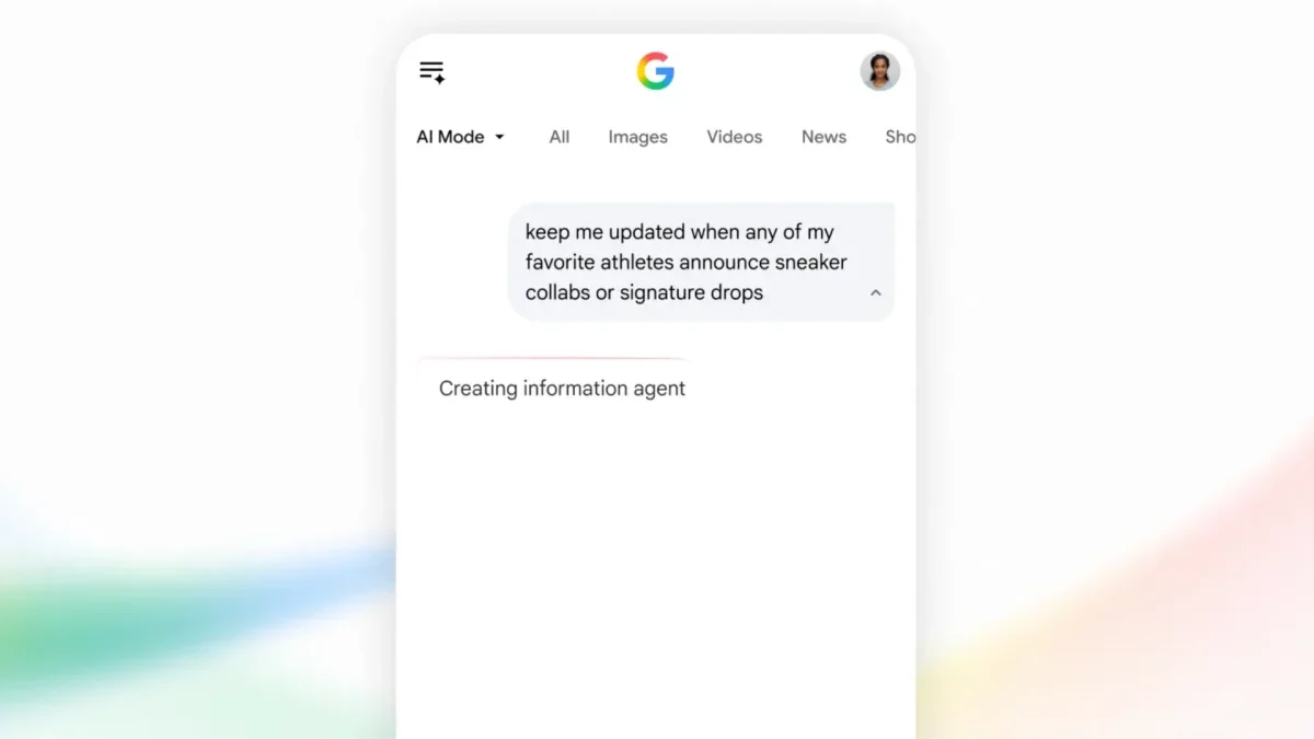 Google's AI Mode Adds Information Agents for Topic-Based Alerts