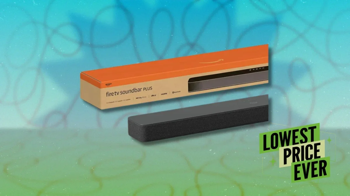 Amazon Fire TV Soundbar Plus Drops to Its Lowest Price Ahead of Prime Day