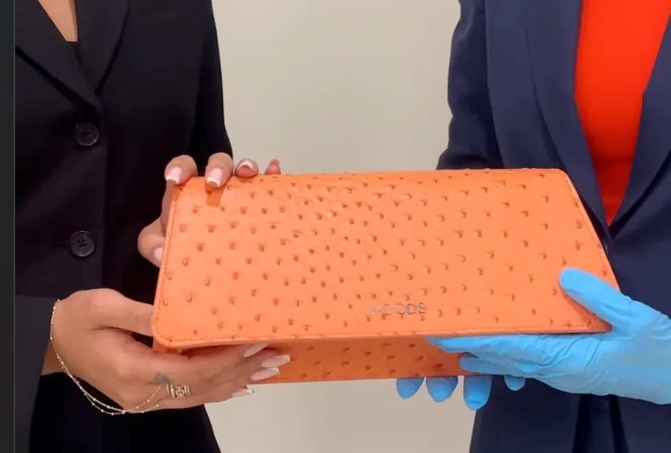 Orange Clutch by Jordyn Woods Joins the Guggenheim's Fashion Conversation